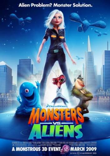 Монстры против пришельцев / Monsters vs. Aliens (2009) TS Смотреть мультфильм Онлайн
